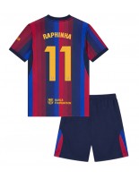 Barcelona Raphinha Belloli #11 Domácí dres pro děti 2026-27 Krátký Rukáv (+ trenýrky)